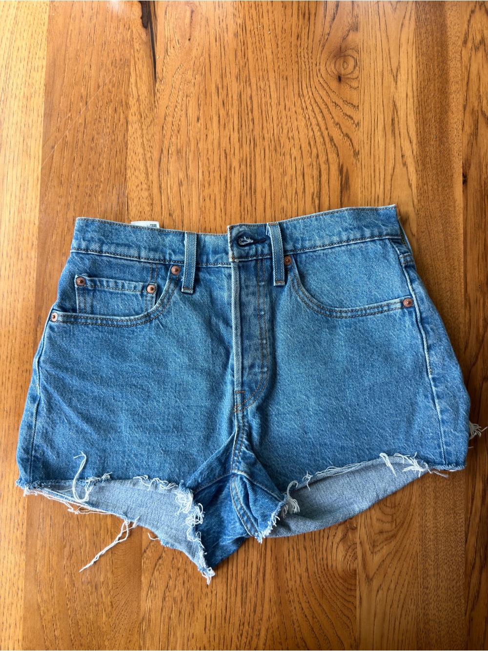 Levi’s High-Rise 501 Denim Shorts